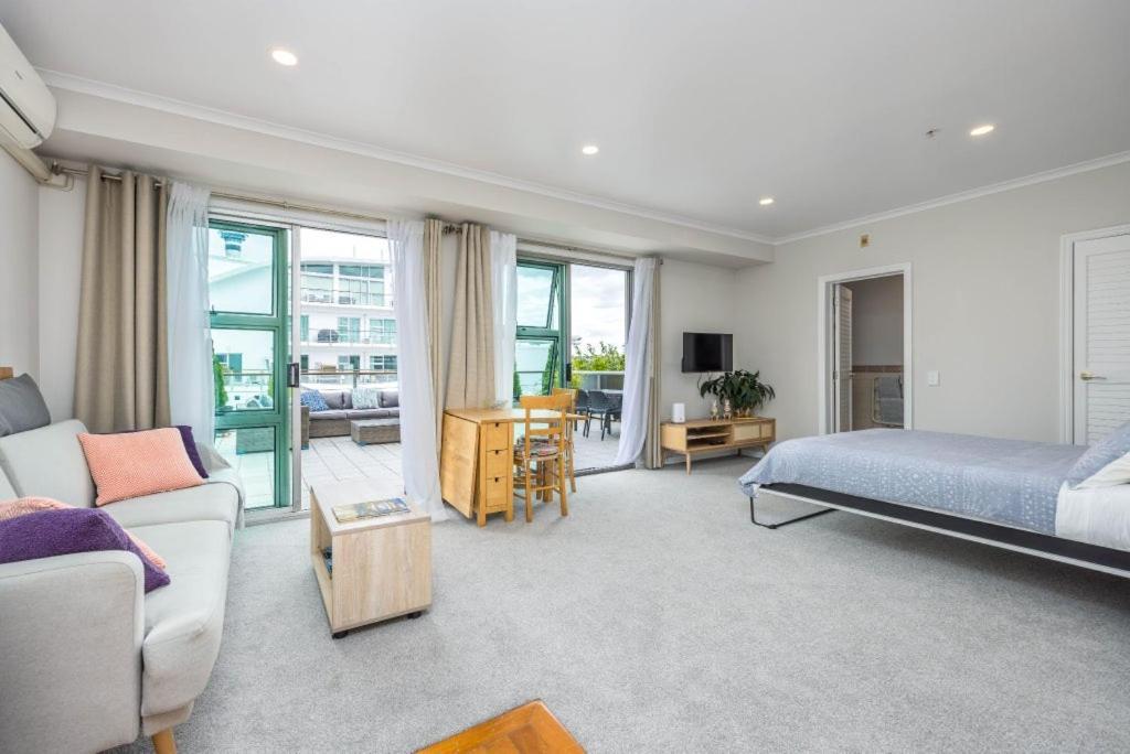 Waterfront Studio 56 Auckland Viaduct Apartment Bagian luar foto